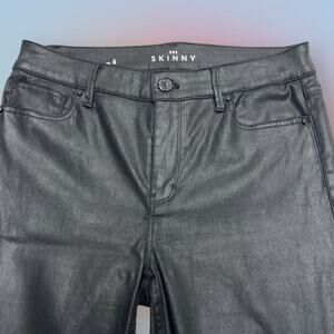 WHBM Women’s 4 Black Waxy SKINNY Jeans